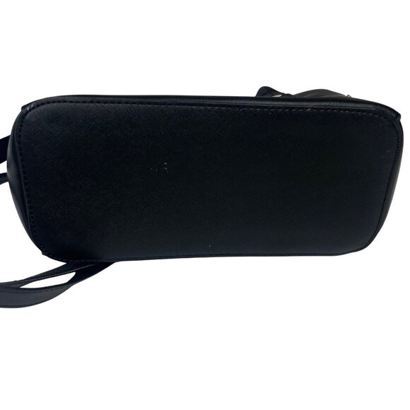 New York & Company Satchel Handbag Purse Adjustable Shoulder Strap Black - Picture 5 of 8